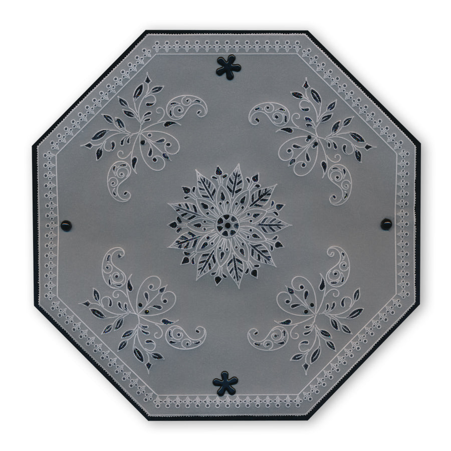 Tina's Henna Corners 2 A4 Square Groovi Plate