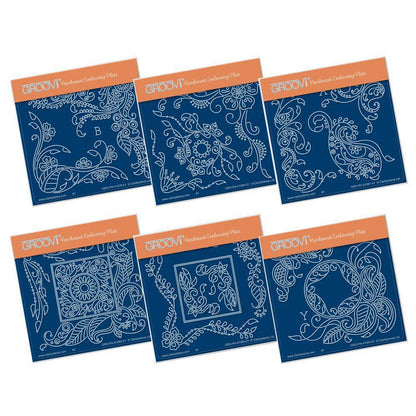 Tina's Henna Petites - Beauty Collection A6 Square Groovi Baby Plate Set