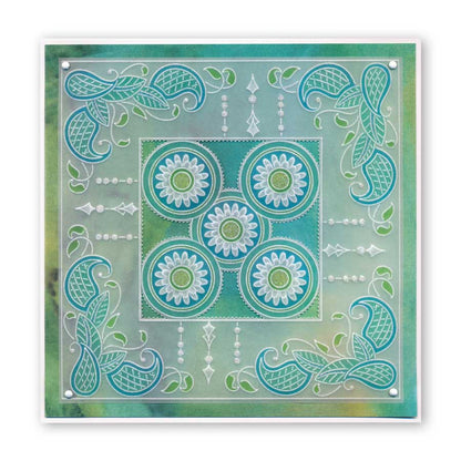 Tina's Henna Petites - Y A6 Square Groovi Baby Plate