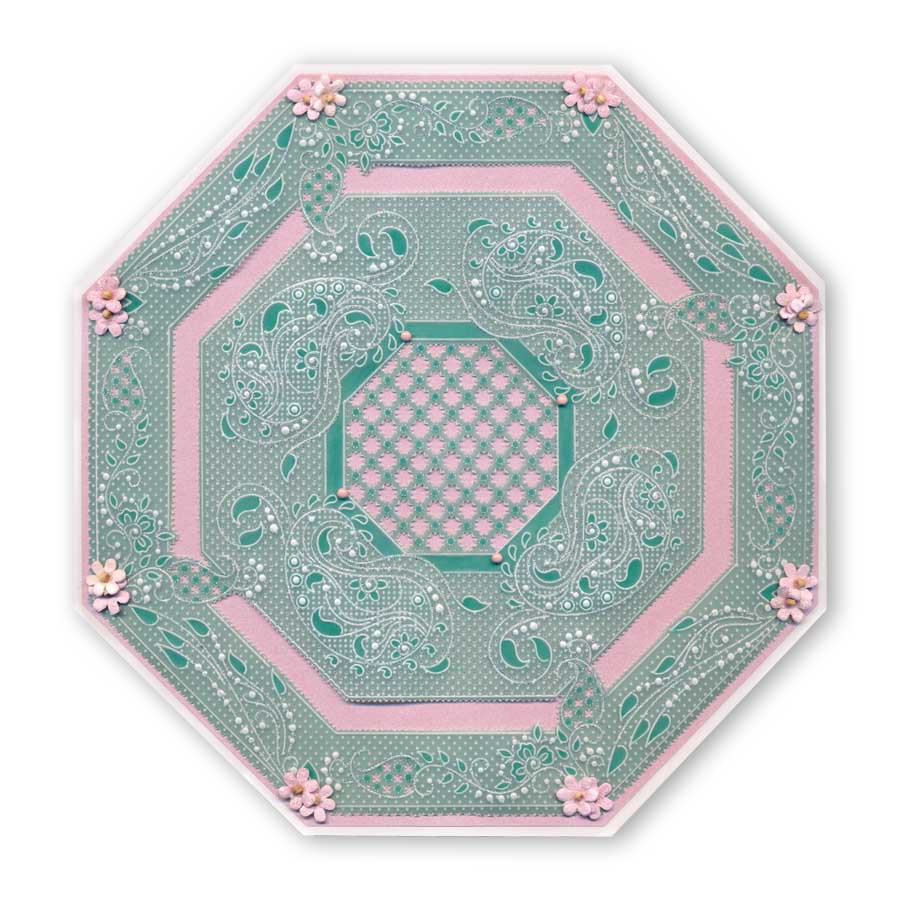 Tina's Henna Petites - A A6 Square Groovi Baby Plate