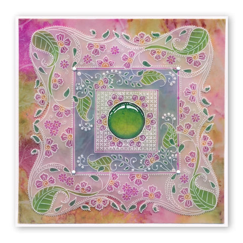 Tina's Henna Petites - Y A6 Square Groovi Baby Plate