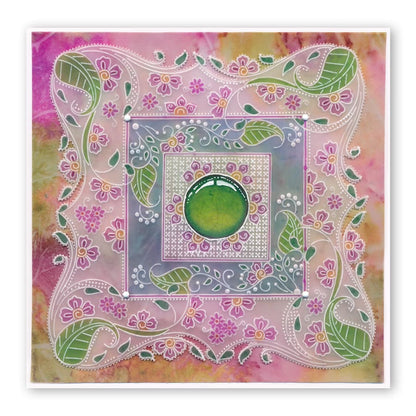 Tina's Henna Petites - B A6 Square Groovi Baby Plate