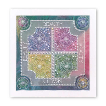 Tina's Henna Petites - T A6 Square Groovi Baby Plate