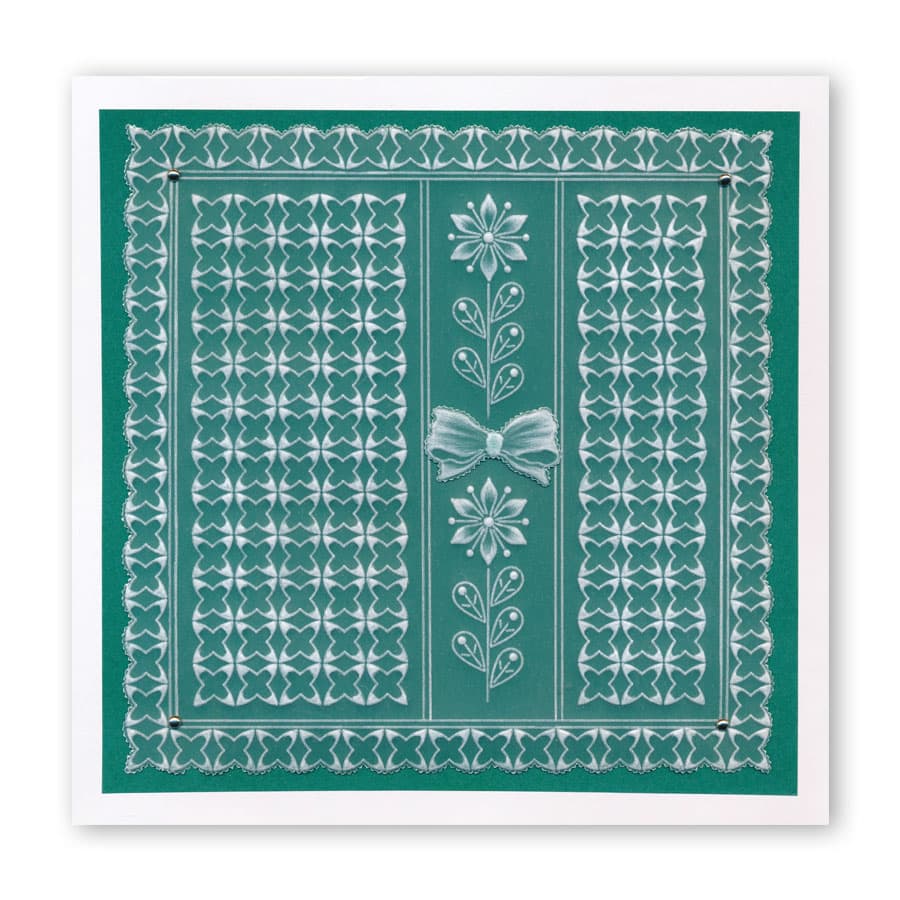 Tina's Geo Layering Rectangles A5 Square Groovi Plate