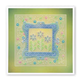 Tina's Summer Layering Squares A5 Square Groovi Plate