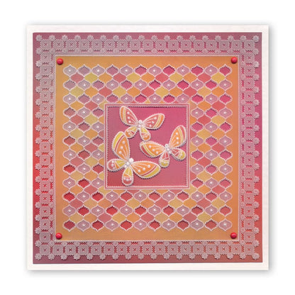 Tina's Geo Layering Rectangles A5 Square Groovi Plate