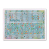 Tina's Floral Parchlets Collection A6 Square Groovi Baby Plate Set + Folder