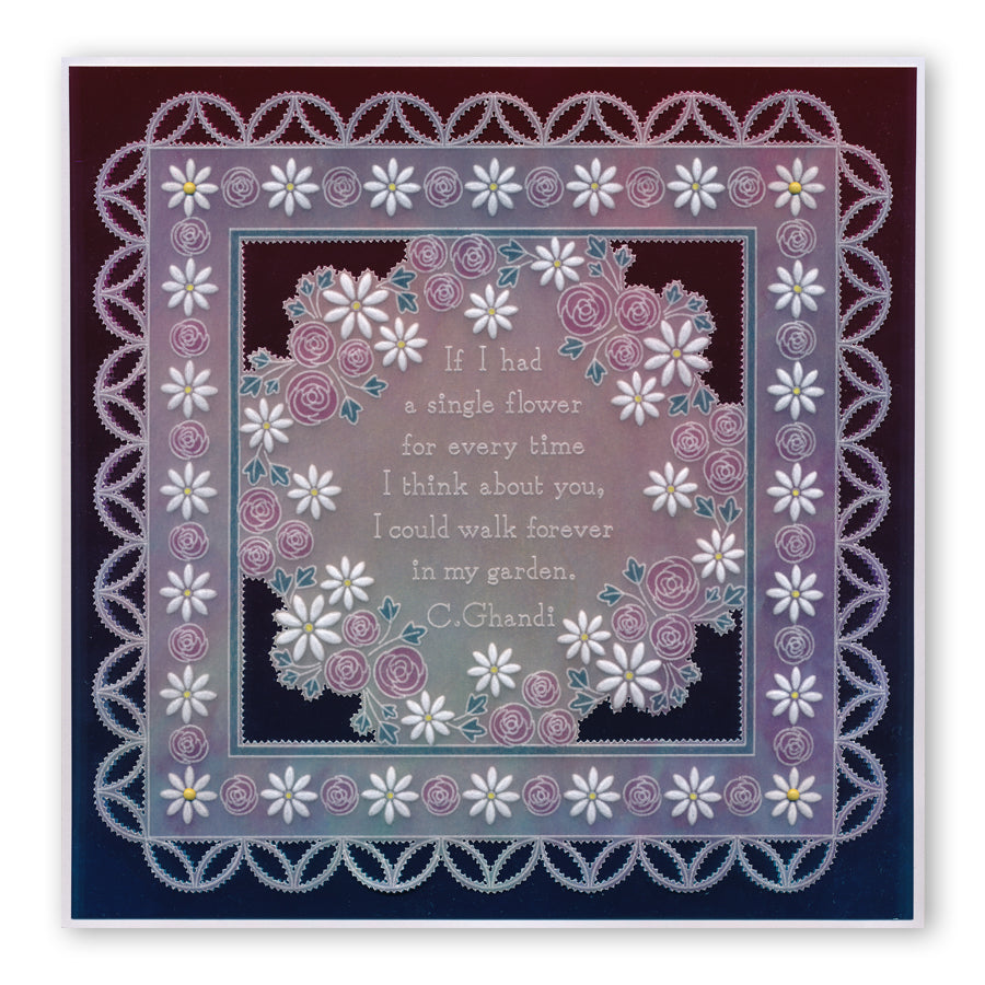 Tina's Rosie Doodle Border Groovi Border Plate