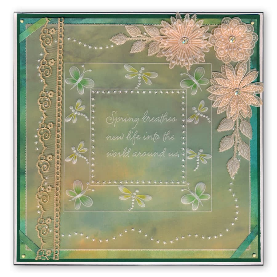 Tina's 3D Flowers Groovi Plate & ii Book Bundle
