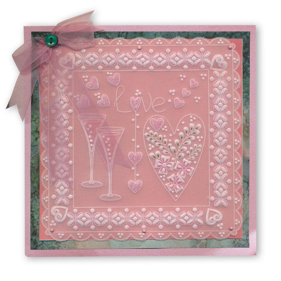 Tina's Doodle Hearts Collection Groovi Plate Set