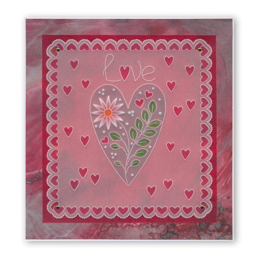 Tina's Doodle Hearts Collection Groovi Plate Set