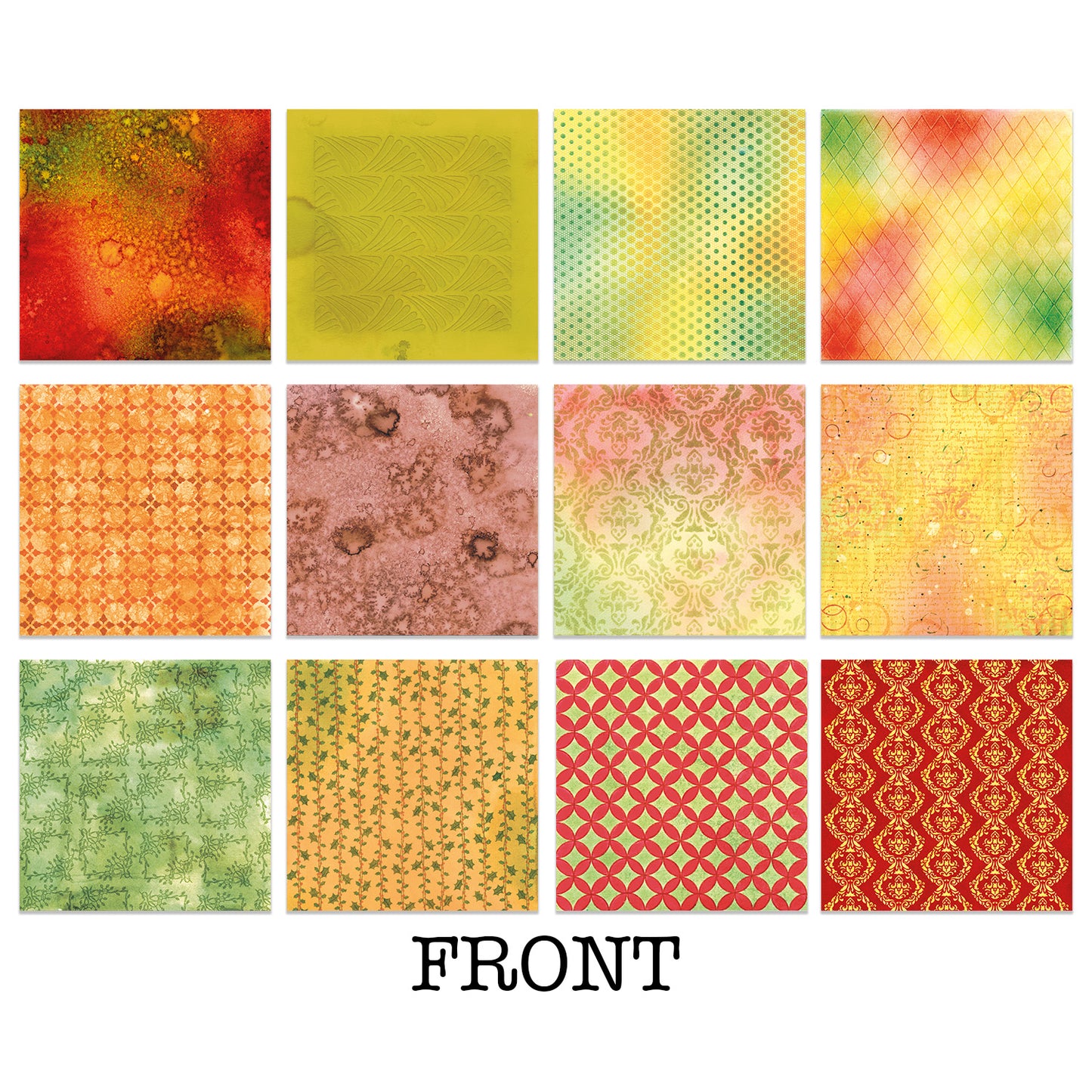 Toffee Apple Designer Paper Pack 8" x 8"