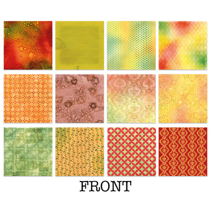 Toffee Apple Designer Paper Pack 8" x 8"