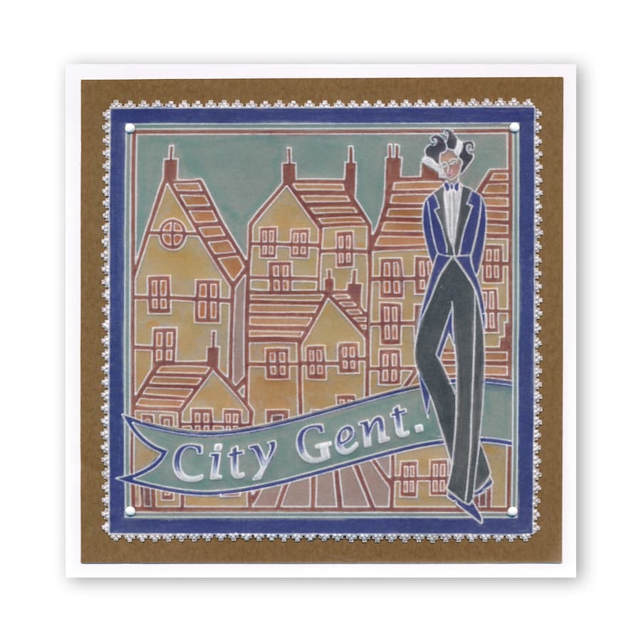 Town A5 Square Groovi Plate