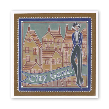 Town A5 Square Groovi Plate