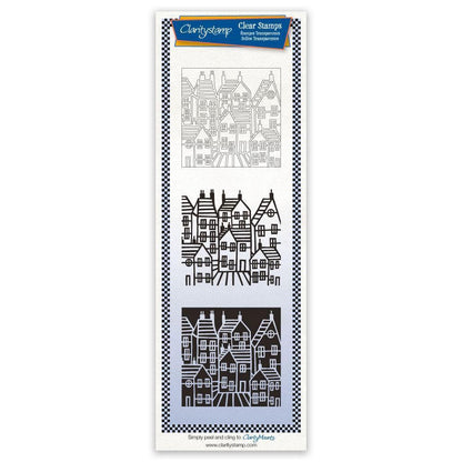 Town - Three Way Overlay A4 Slim Stamp & Mask Set