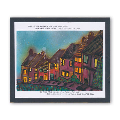 Towns & Hills A5 Stencil & Folder Collection