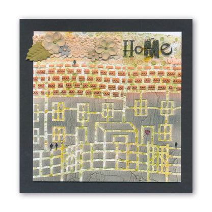 Farm Houses A5 Stencil