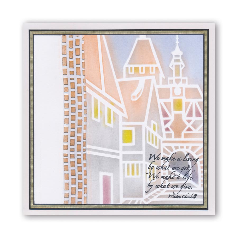 Tower House A5 Stencil