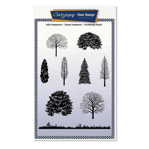 Trees & Their Mantles A5 Stamp Set