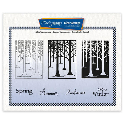 Treescape - Three Way Overlay A5 Stamp Set