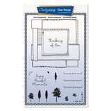 Treescape Doodle Layout Montage A5 Stamp & Mask Set