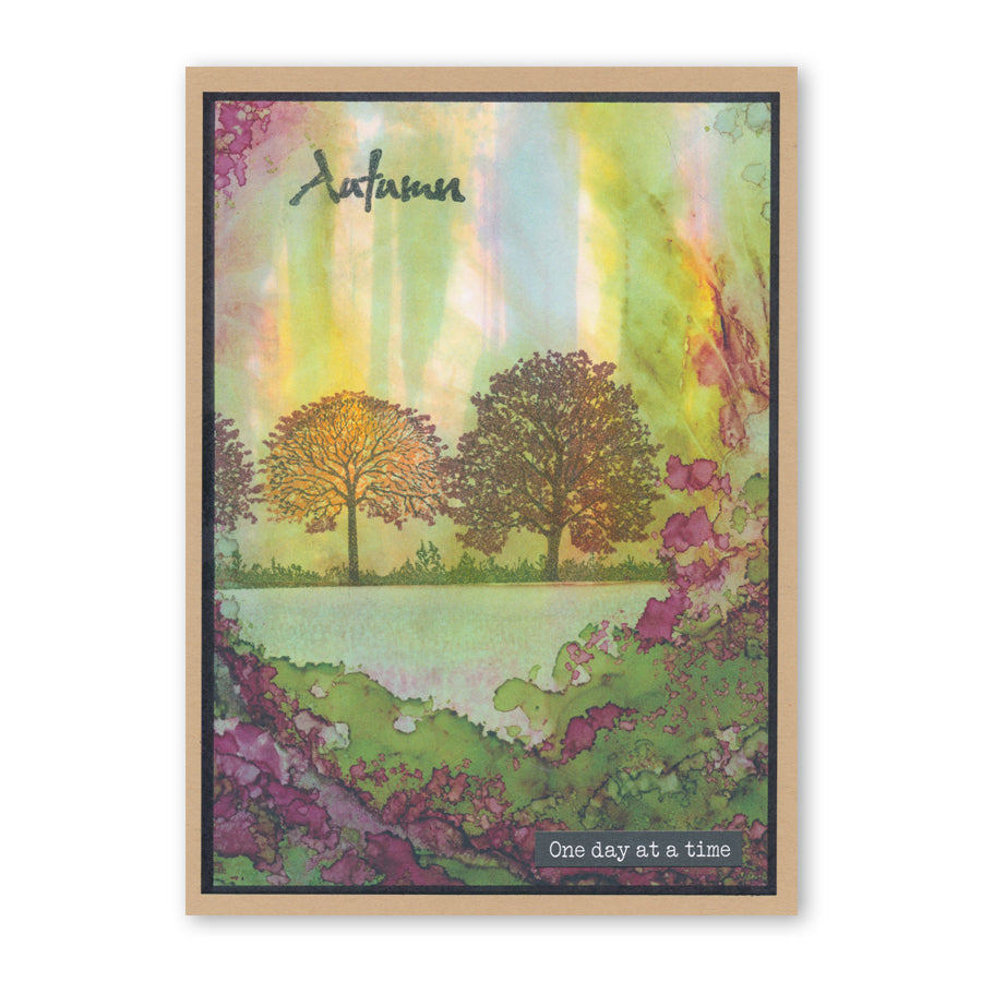 Trees & Their Mantles A5 Stamp Set