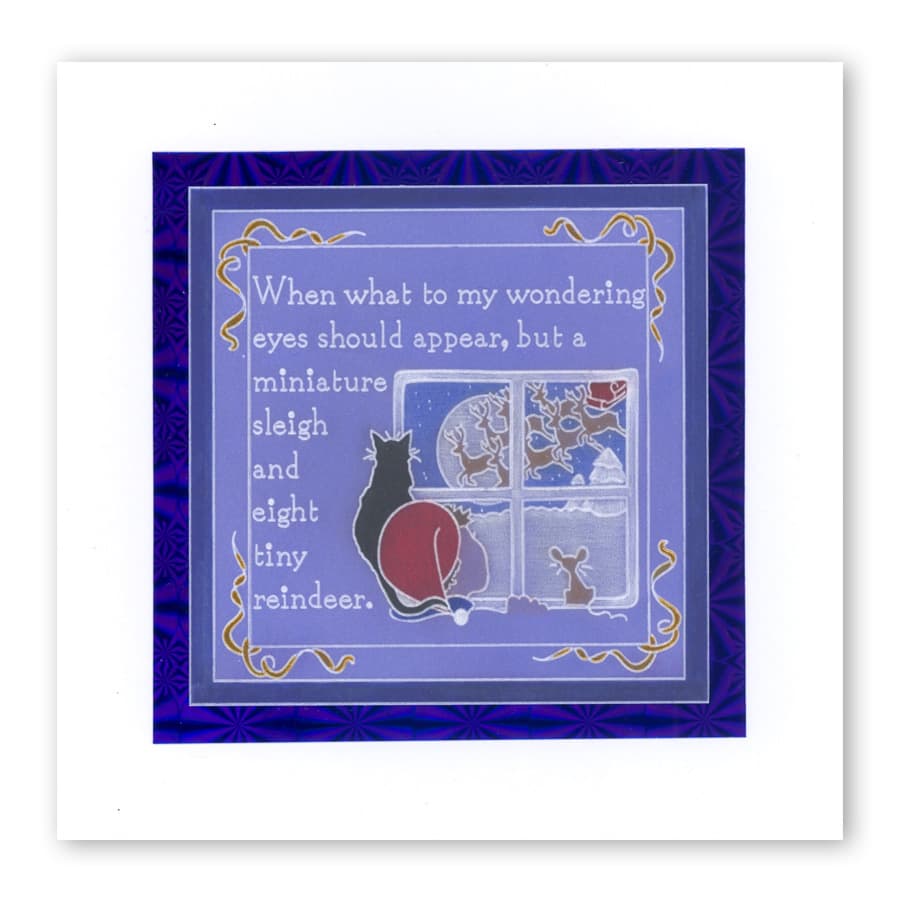 Twas the Night 1-5 A6 Square Groovi Plate Set