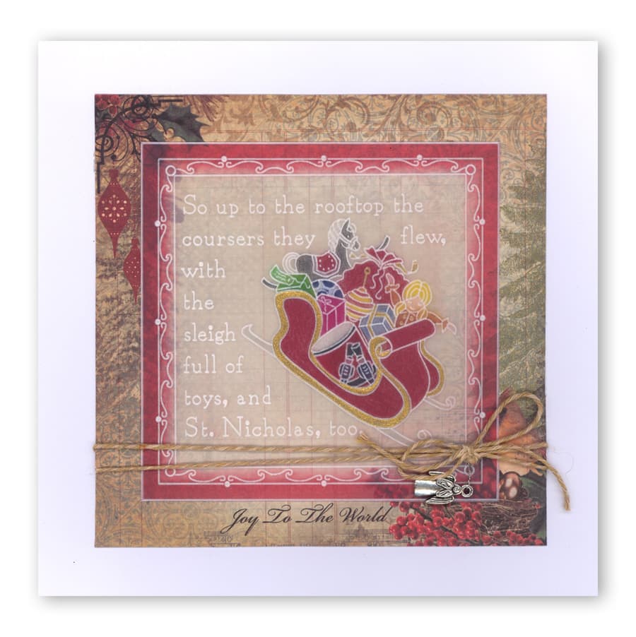 Twas the Night 8 - Toys A6 Square Groovi Baby Plate