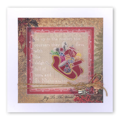 Twas the Night 8 - Toys A6 Square Groovi Baby Plate