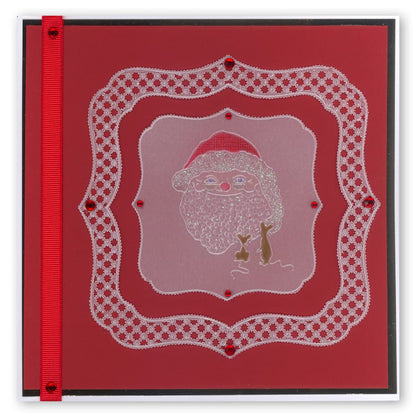 Twas the Night 6 - St. Nick A6 Square Groovi Baby Plate