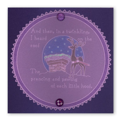 Twas the Night Complete A6 Square Groovi Plate Collection