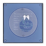 Twas the Night 4 - Bauble A6 Square Groovi Baby Plate