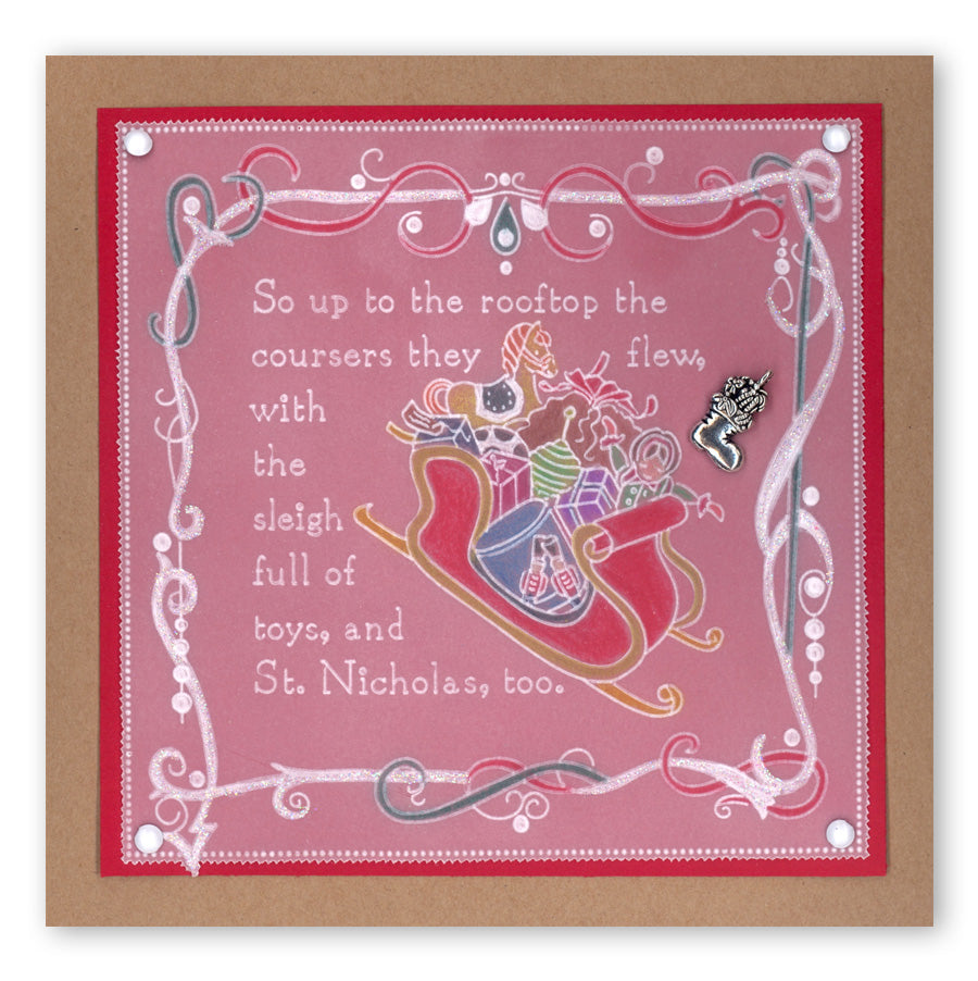 Twas the Night 8 - Toys A6 Square Groovi Baby Plate