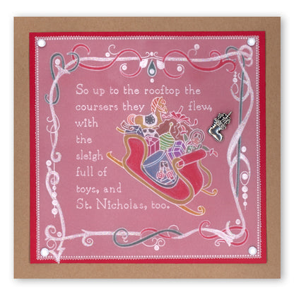 Twas the Night 8 - Toys A6 Square Groovi Baby Plate