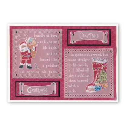 Twas the Night 11 - Santa's Pack A6 Square Groovi Baby Plate