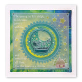 Twas the Night 14 - Snow Globe A6 Square Groovi Baby Plate
