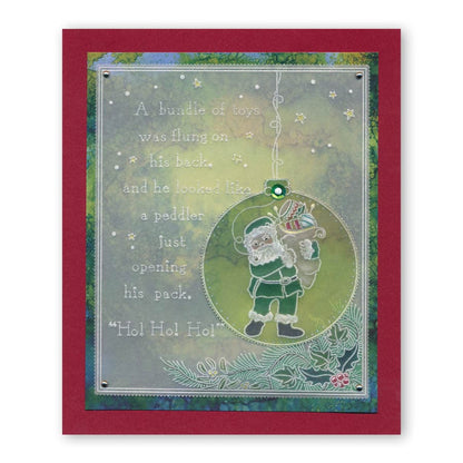 Twas the Night 11 - Santa's Pack A6 Square Groovi Baby Plate