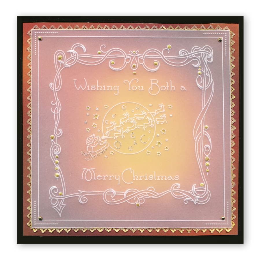 Twas the Night 15 - Good Night A6 Square Groovi Baby Plate