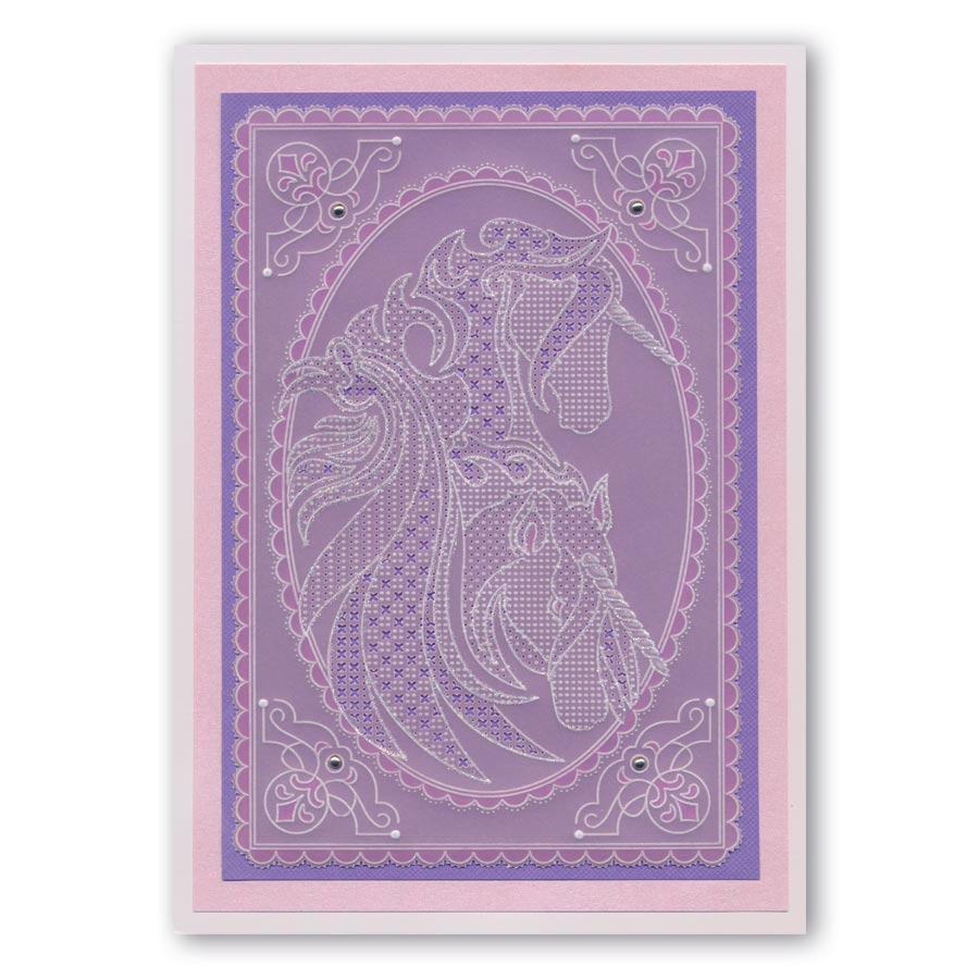 Unicorns A6 Groovi Plate