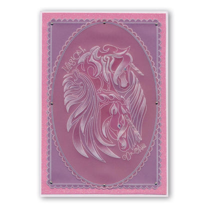 Unicorns A6 Groovi Plate
