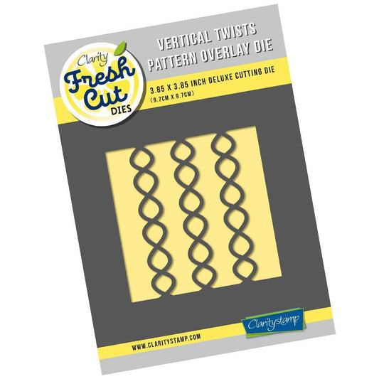 Vertical Twists Pattern Overlay - Aperture Clarity Fresh Cut Die