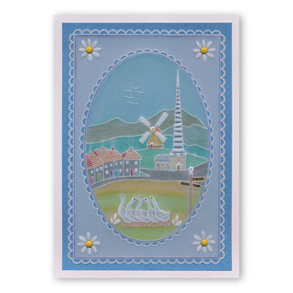 Village Life & Walls for the Winds A5 Groovi Plate Set