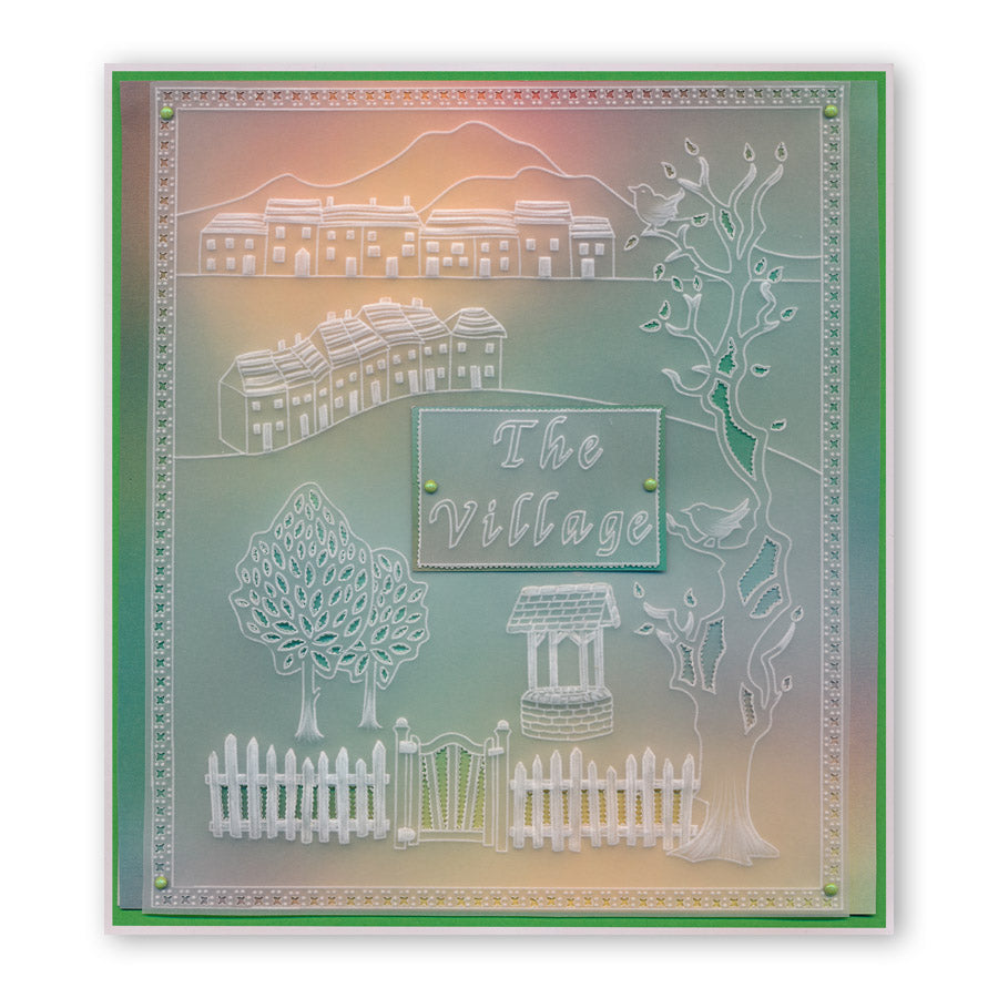 Village Life & Walls for the Winds A5 Groovi Plate Set