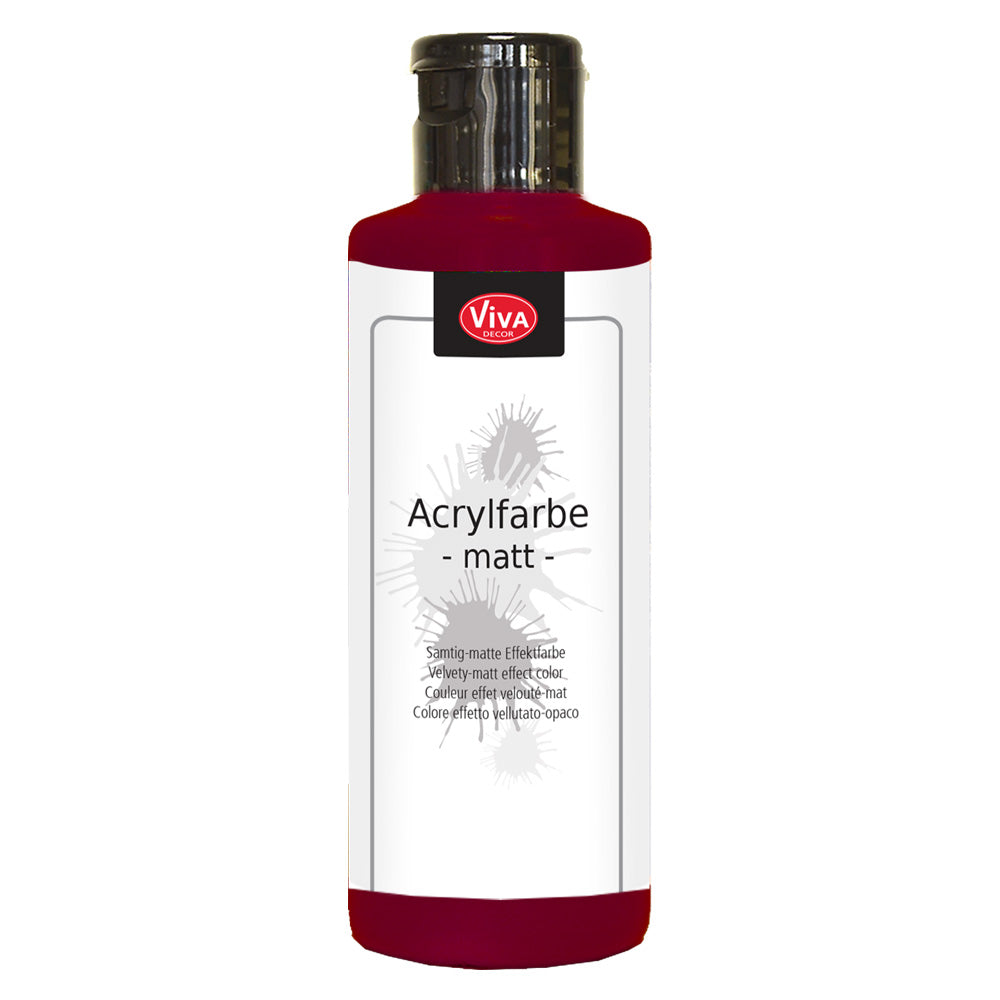 Viva Decor Acrylic Matte Paint - Bordeaux