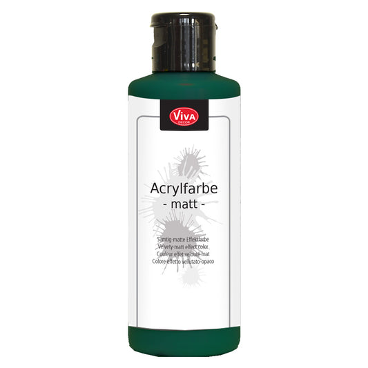 Viva Decor Acrylic Matte Paint - Dark Green