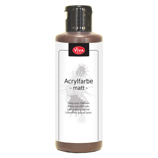 Viva Decor Acrylic Matte Paint - Middle Brown