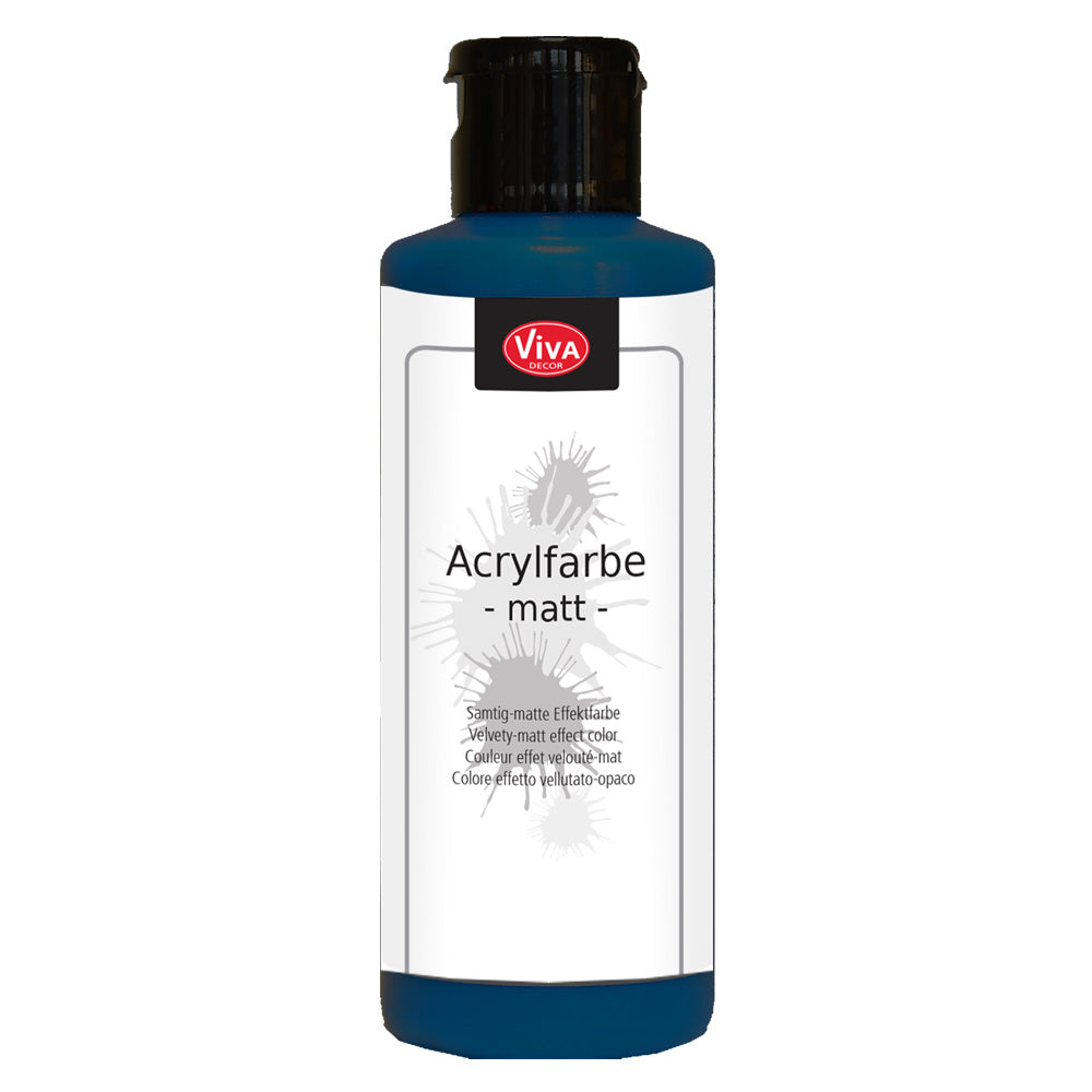 Viva Decor Acrylic Matte Paint - Night Blue