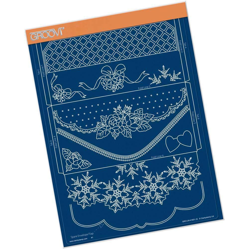 Linda's It's a Wrap! Part 2 - Envelope A4 Groovi Plate