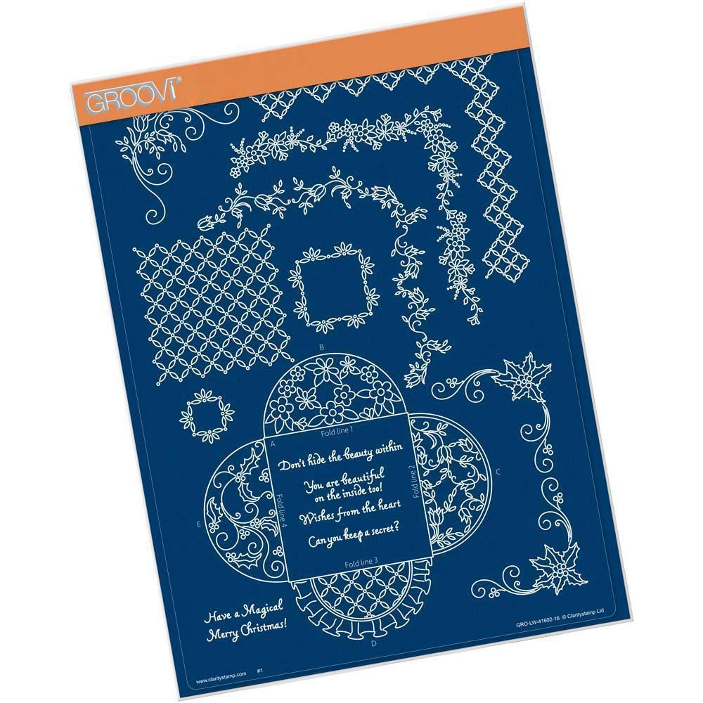 Linda's It's a Wrap! Part 2 - Pretty Pocket A4 Groovi Plate